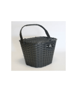 Καλάθι Εμπρόσθιο Μαύρο Πλαστικό Vintage